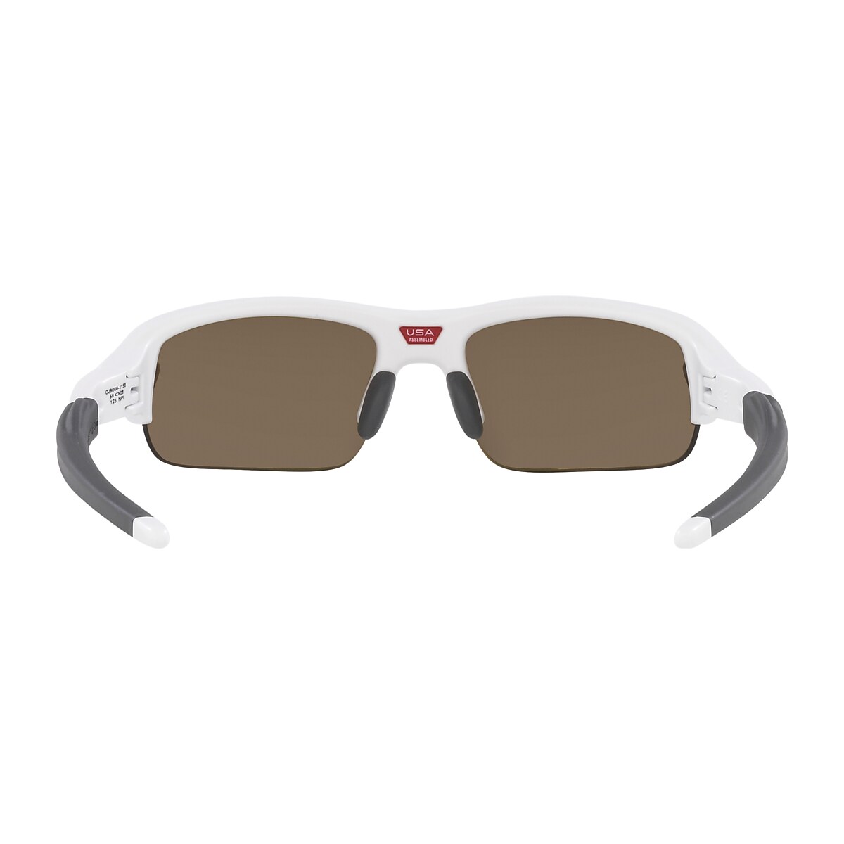 Flak® XXS (Youth Fit) Prizm Rose Gold Lenses, Matte White Frame Sunglasses