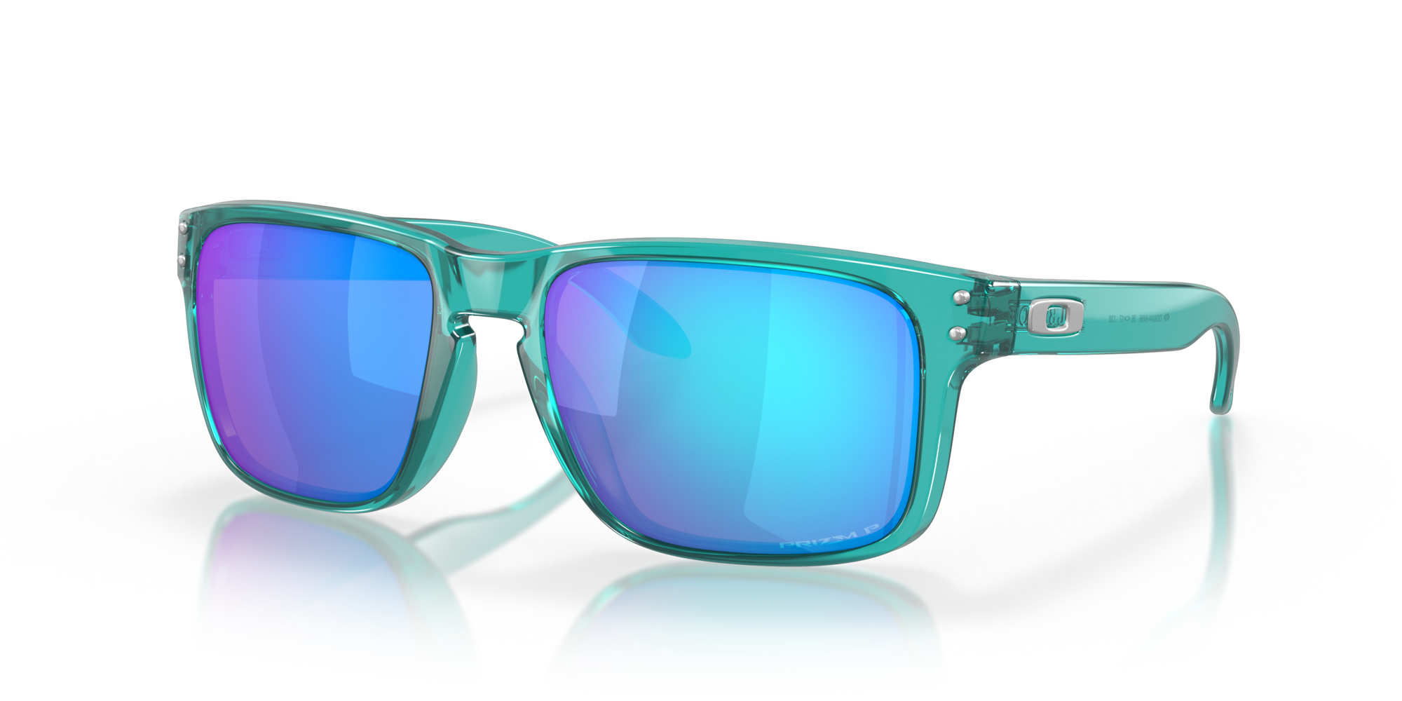 Holbrook™ Low Bridge Fit Prizm Sapphire Polarized Lenses Trans Artic Surf Frame Sunglasses 