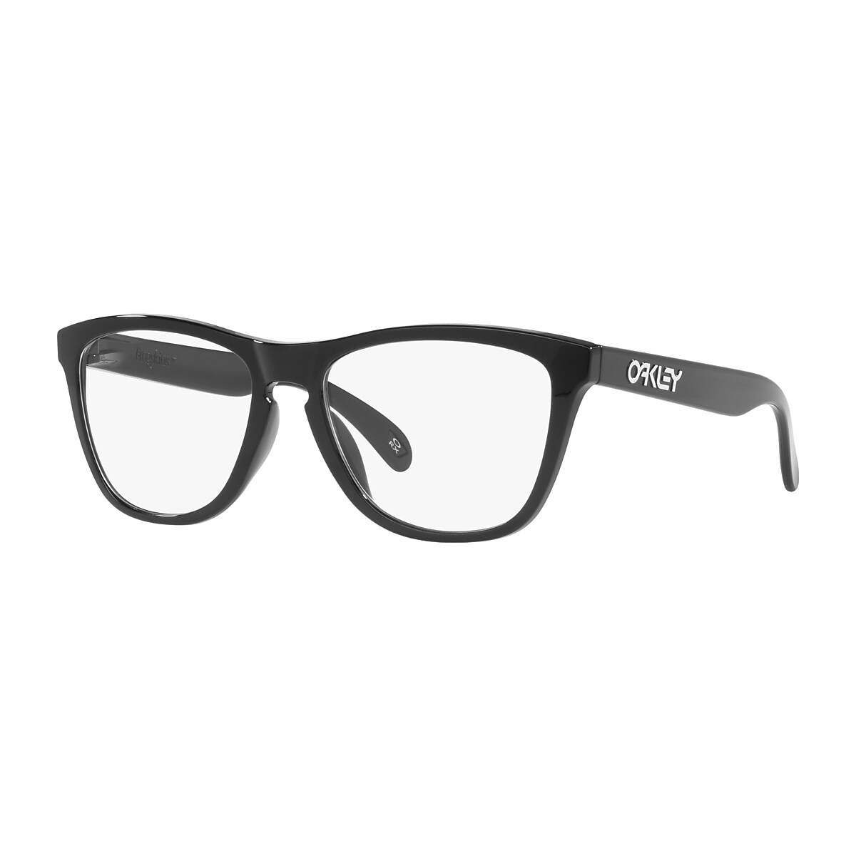 Frogskins™ (Low Bridge Fit) Polished Black オプティカル | Oakley® 日本