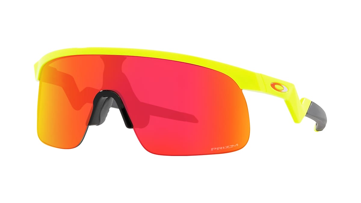Resistor (Youth Fit) Prizm Ruby Lenses, Tennis Ball Yellow Frame Sunglasses  | Oakley® US