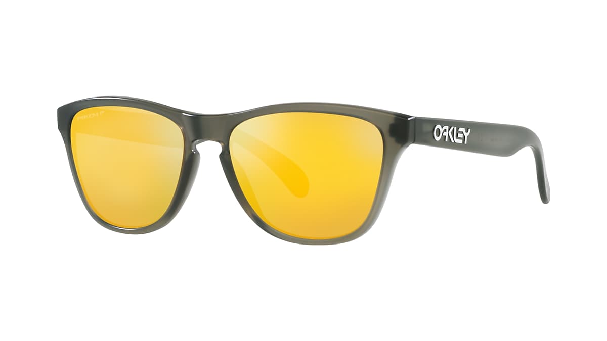 Frogskins™ XS (Youth Fit) Prizm 24K Polarized Lenses, Matte Grey Smoke  Frame Sunglasses | Oakley® SE