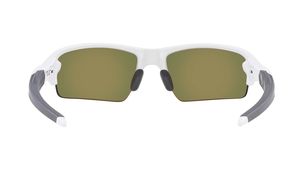 Flak® 2.0 (Low Bridge Fit) Prizm Ruby Lenses, Black Camo Frame Sunglasses